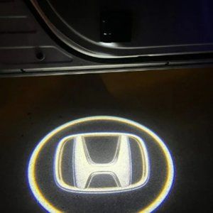 *BRIGHT* Honda Logo Welcome/Entrance LED Projector Door/floor Light Set Of 2